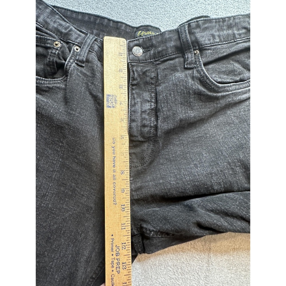 Urban Star Jeans Mens 36x29 (35x28) Black Stretch Denim Straight Leg 5 Pocket - Picture 6 of 14